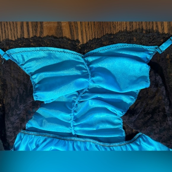 Vintage 80s 70s Undercover Wear nightgown womens L Fairycore babydoll slip dress - Picture 12 of 16